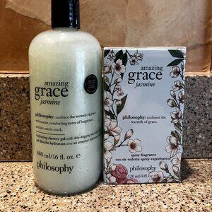 Philosophy Amazing Grace Jasmine Large Spray and Shower Gel!! NEW!